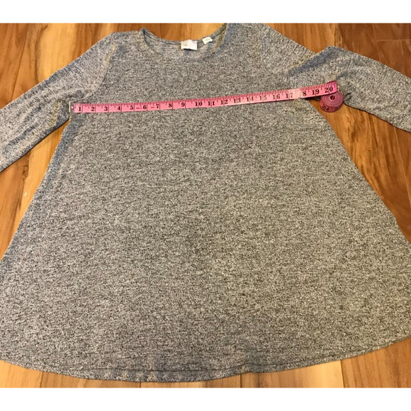 Anthropologie Postmark Heathered Long-Sleeve Swing Top - Size Small - Picture 5 of 8